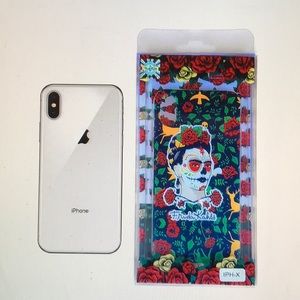 iPhone X Cell Phone Case Frida Kahlo Self Portrait